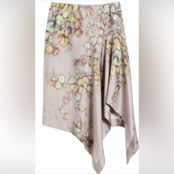 NWT $1,165 Dries Van Noten Axo Floral Print
Asymmetric Silk Skirt,Size FR38 /US6 - Picture 8 of 12